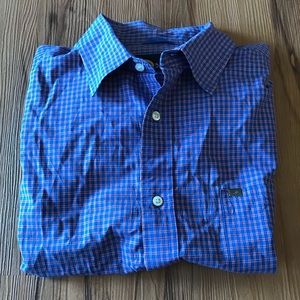 Vintage Nautica Short Sleeve Plaid Shirt